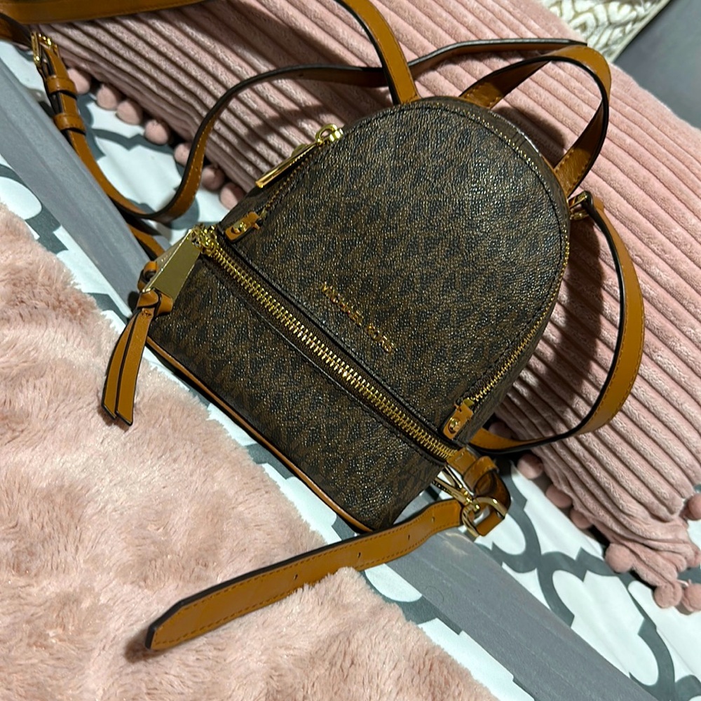 Michael Kors Monogram mini backpack